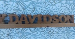 Harley Davidson Wood Carving 25.75″ Man Cave / Garage Decor Motorcycles Unique