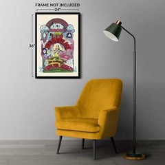 1971 Led Zeppelin United Kingdom Concert Tour Poster Matte Print Wall Art