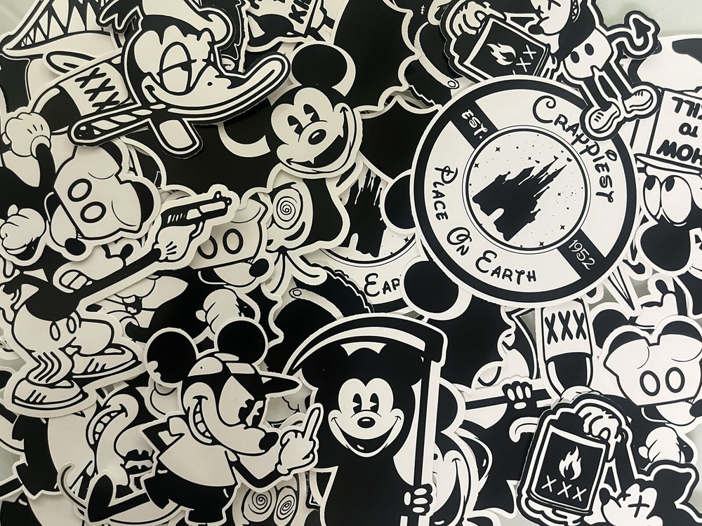 Mickey Mouse Sticker Pack – Punk Rock Heavy Metal