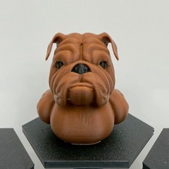 Bulldog Dog Duck | English Bulldog Desk Figure Or Jeep Dashboard Duck