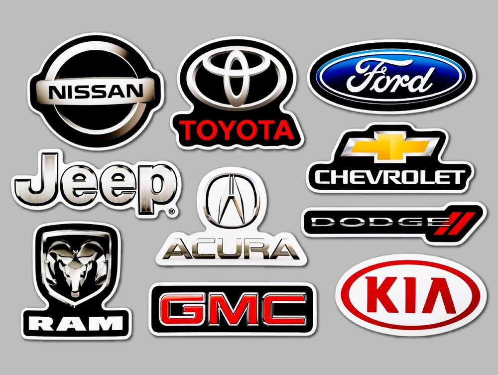 Car / Truck / SUV Vinyl Sticker Lot (10 Pack) SET 1 auto sports car muscle 4×4