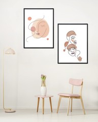 18×24 Poster Frames 3 Pack Black Wall Mount Horizontal Vertical