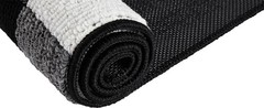 Buffalo Plaid Rugs 2′ x 8′ Black and White Check Rug, Non Slip Indoor/Outdoor