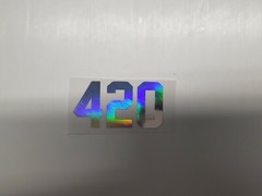 Reflective Glow Highlighted Firefighter Numbers for Helmet Logo Vinyl Decal 2″
