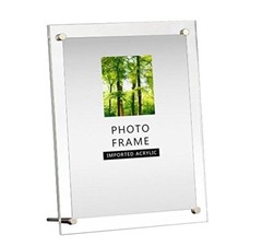 Modern Acrylic Photo Frame – Desktop/Free Standing (8X10 Inch)