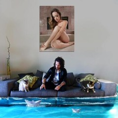 V8852 Remy LaCroix Naked Beautiful Girl Cute Face Sexy Decor WALL POSTER PRINT