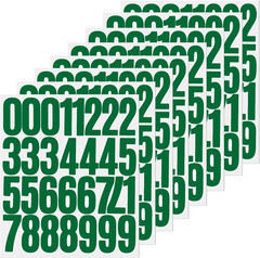 240 Numbers,2-Inch Self-Adhesive Vinyl 0-9 Number Decals Sticker for File Folder
