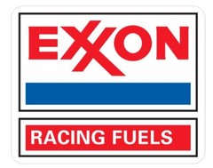 Exxon Racing Fuels Exxon Gasoline Sticker Decal R126