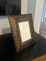 Brown Woven Pattern Picture Frames Fits 4×6 Inch Pictures