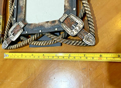 Western Photo Frames 4 X 6 Lot Of 2; Frames Measure 10” X 7.5” & 8.25” X 6.5”