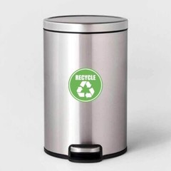 Trash and Recycle Decal Home Garage Office Commercial Restaurant Garbage Sticker