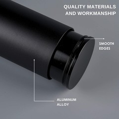 Car Trash Can With Lid – Leakproof Mini Garbage Can, Aluminum Alloy Bin, Acce…