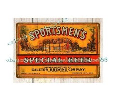 SPORTMEN’S SPECIAL BEER GALETON BREWING CO PENNSYLVANIA metal tin sign hanging