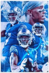 Amon-Ra St. Brown Poster Football Art Poster Wall Art Decor