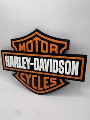 Harley Davidson 3D Wall Sign Man Cave Decor Street Glide Sportster 883