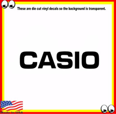 Casio Electronics Sticker Decal for car van truck laptop bike