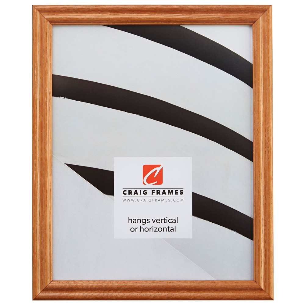 Craig Frames Wiltshire Ash 200, Natural Brown Hardwood Picture Frame