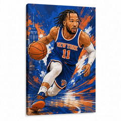 MVP No.11 New York Basketball Inspired Canvas Wall Art Comic Sports Poster Decor