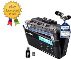 K7 Cassette Tape Player + Cassette to MP3 Converter + Portable Cassette Player +