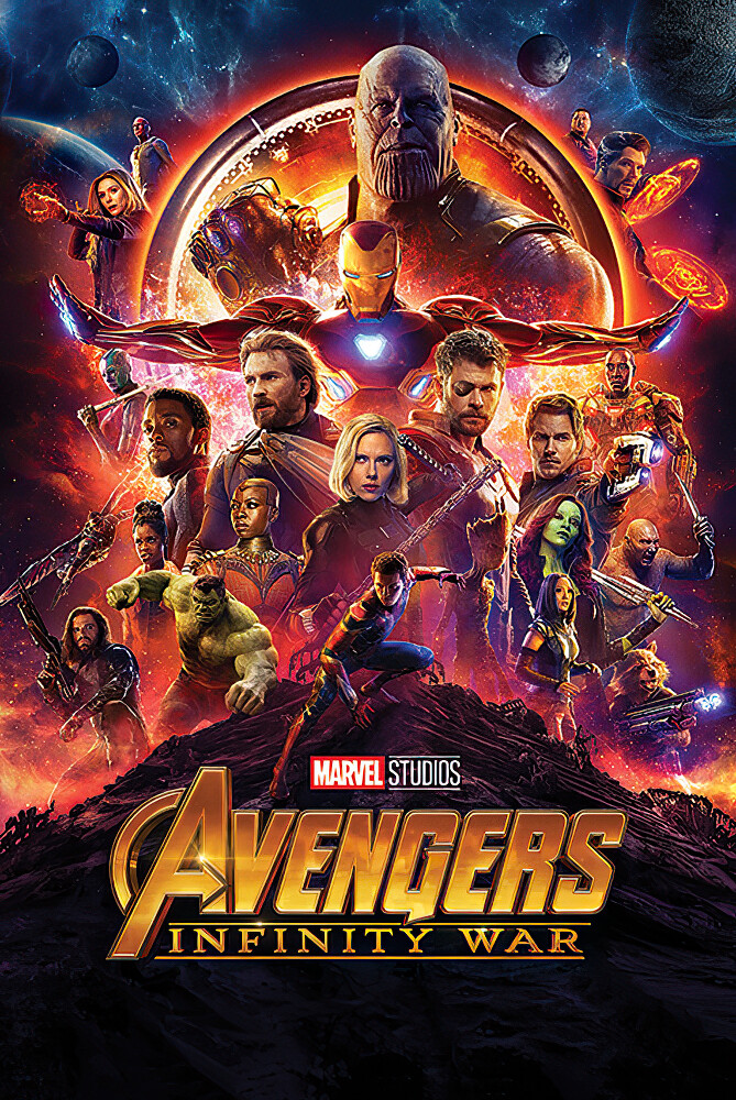 Avengers: Infinity War – Movie Poster / Print (Regular Style) (Size: 24″ X 36″)