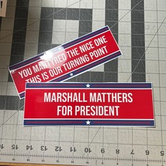 Political Bumper Sticker or Magnet – Custom Conservative Car, Truck Charlie Kirk