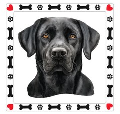 Black Lab Labrador Retriever Dog Sticker Decal A946