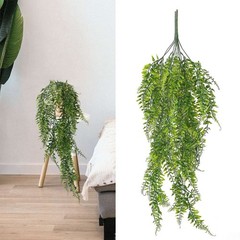 1-3X Artificial Hanging Plant Vines Fake Ivy Ferns Outdoor Wedding Garland Decor