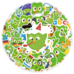 100Pcs Duolingo Cartoon Sticker for Adults Teens Girl Scrapbooking Water Bottles
