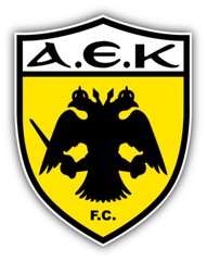 AEK FC Athens Soccer Football Car Bumper Sticker Decal 4» x 5»