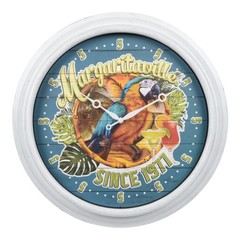 433-3841MV6 Margaritaville 15.75″ Indoor/Outdoor Analog Wall Clock – Since 1977
