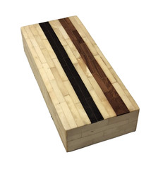 Handcrafted India Bone Inlay Box 10” Decorative Stripe Lid Storage Wood Interior