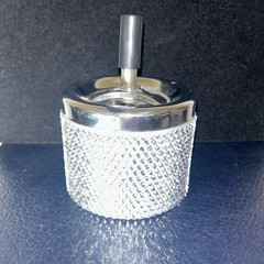 Crystal Diamonds Ashtray Portable Smokeless Stand Cylinder Fairy Silver Bling