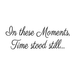 Wall Decal Moments Time Home Love Interior Vinyl Decor Black gz507