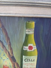 1980 Original Signed Still Life Oil 8 x 10 Canvas in Wood Frame