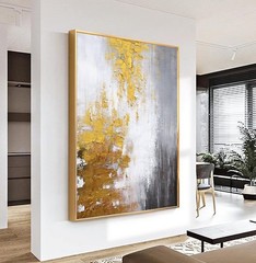 Sophisticated 28×40 in Framed Abstract Art – Perfect for Living Rooms & Offices