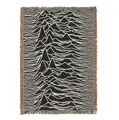 Unknown Pleasures Punk Minimalist Avantgarde Joy Division Melvins Woven Blanket