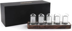 Nixie Tube Clock with Wi-Fi SYNC, Alarm & Timer, 12/24H Display, No Assembly Req