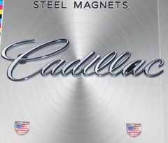 CADILLAC Script Steel Sign