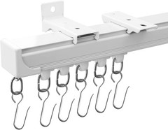Ceiling Curtain Tracks 9FT,Curtain Track Wall Mount,Ceiling Mounted Sliding Door