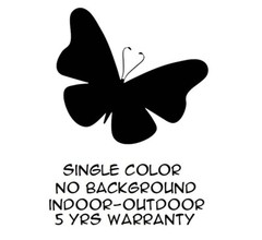 Pretty Butterfly Flying Decal Sticker Wall Decor Car Window