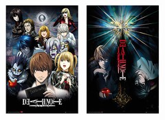 Death Note – Anime Poster Set (Character Montage & Light vs. L) (24″ x 36″ each)