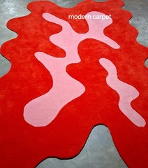 Modern Abstract Irregular Shaped Area Rug for Living Room Bedroom Dining Kitchen
