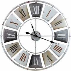 Sorbus Wall Clock, Centurion Roman Numeral Hands, Vintage Industrial Rustic…