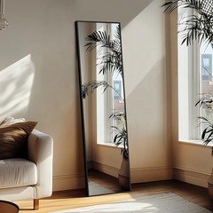 Wall Full Length Mirror,Standing Mirror Full Body,Large Floor for Wall Door B…