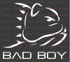 BAD BOY Heavy Equipment – Cars/SUV/Truck Vinyl Die-Cut Peel N’ Stick Decals
