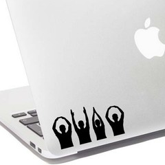 OHIO Arms Silhouette 6″ Wide Decal Window, Laptop Sticker 28 Different Colors!
