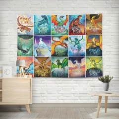 Wings of Fire Tapestry Wall Hanging for Bedroom Girls Wall Decoration
