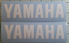 2 Yamaha Logo Vinyl Decal Stickers guitar keyboard motorcycle ATVs