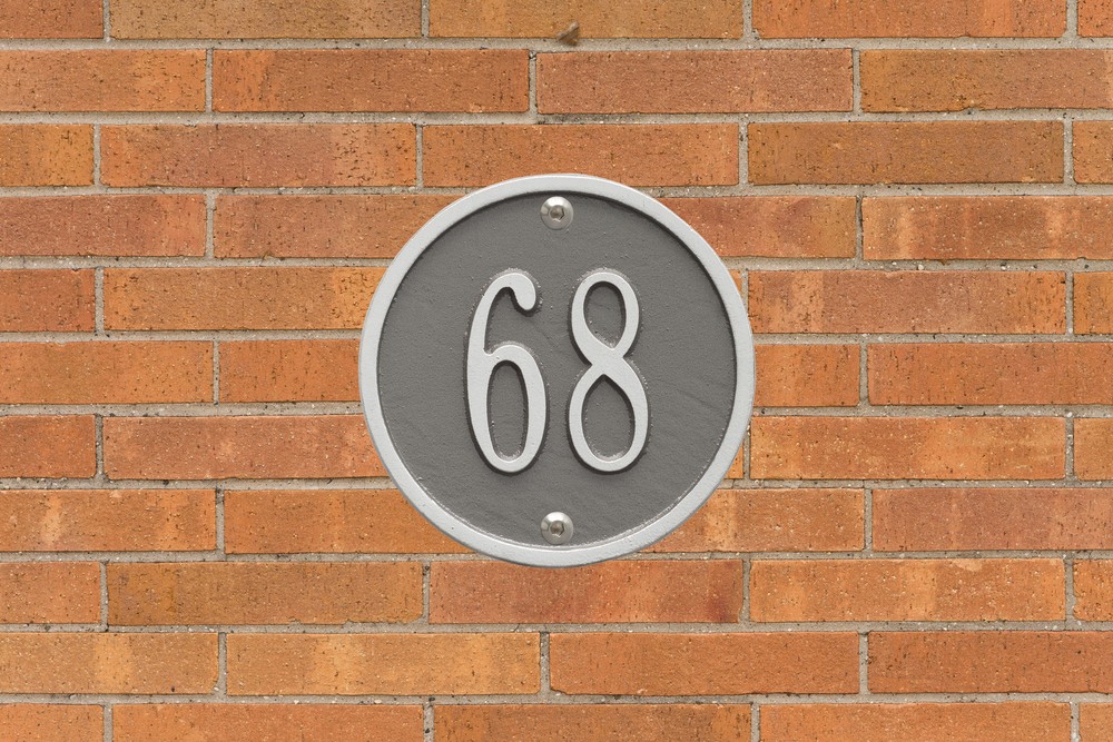 Round 6″ Diameter Personalized Address Plaque