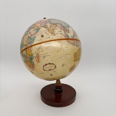 Replogle World Classic 9 Inch Diameter Desktop Globe Genuine Hardwood Base USA